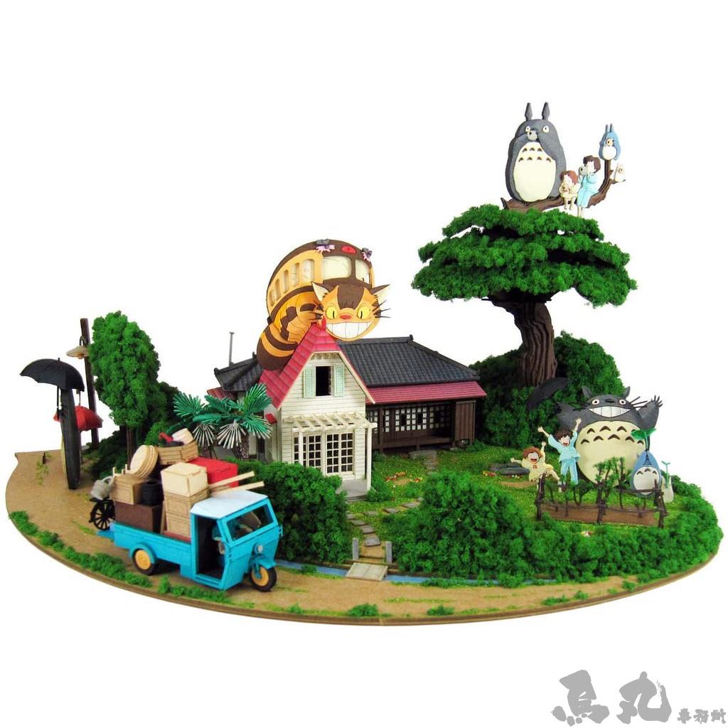 [烏丸事務所]日版 吉卜力 CT030621 龍貓 公車 公車站牌 小月和小梅的家 DIY 3D 立