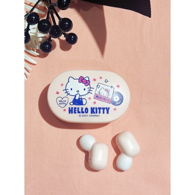 {missSharon}三麗鷗正版授權現貨 Hello Kitty LCD液晶顯示 無線藍牙耳機