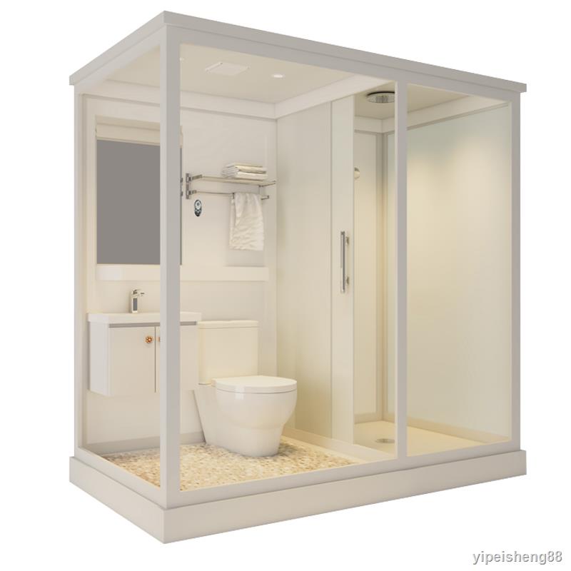 🚚免運🚚現貨🚚✇❁☢整體淋浴房整體衛生間家用洗澡間移動一體式浴室簡易廁所間洗澡房