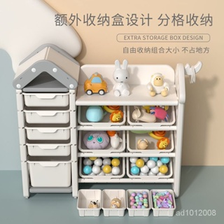 【現貨~免運】兒童收納架嬰幼兒園室內大容量玩具整理儲物櫃安全穩固小孩收納櫃 7TVW