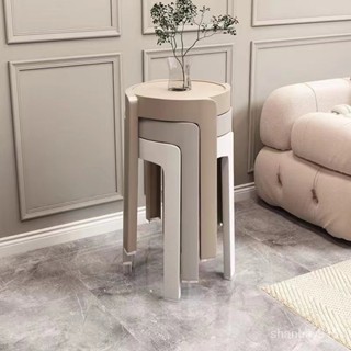 【現貨】北歐網紅塑膠凳子加厚傢用餐凳大人餐桌椅子圓高凳浴室膠凳小闆凳