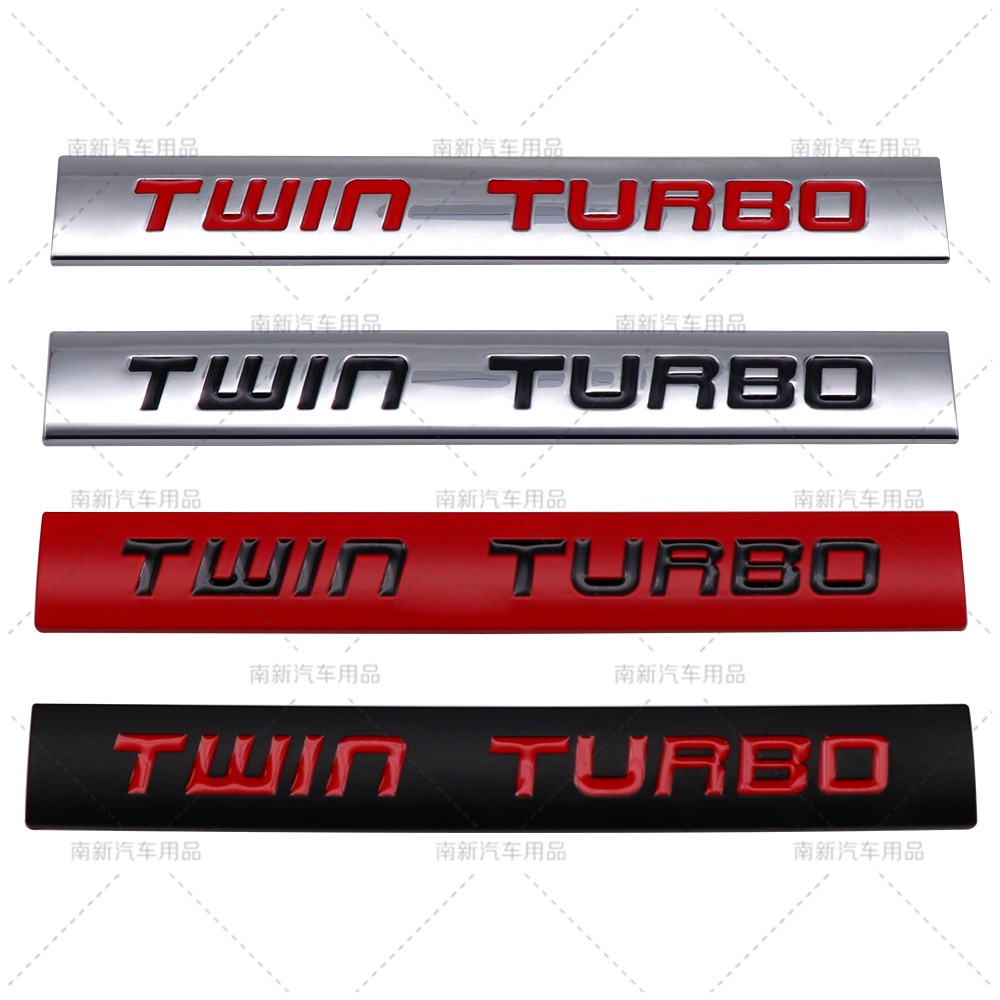 ▩★TWIN TURBO車貼標 雙渦輪增壓發動機徽章適用于福特林肯