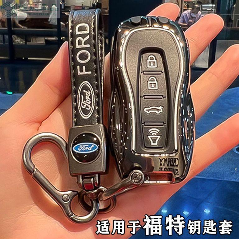 🔥現貨 福特鑰匙套 Ford 鑰匙套 汽車鑰匙保護套 MK3鑰匙皮套 Kuga Focus Fiesta MK4鑰匙殼