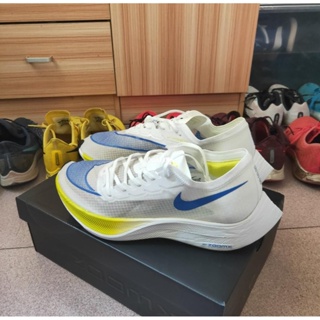 Nike ZoomX Vaporfly Next% 白藍綠 半透明 馬拉松 男女款 AO4568-103