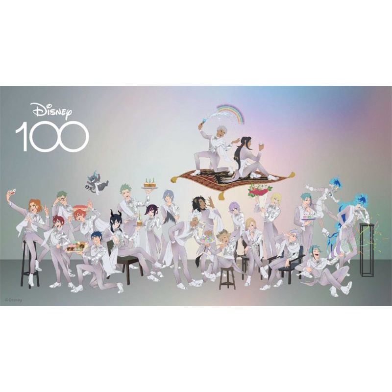 [現貨][迪士尼 扭曲仙境] 扭曲仙境 立牌 D100 Disney 100 獅寮 龍寮 malleus leona