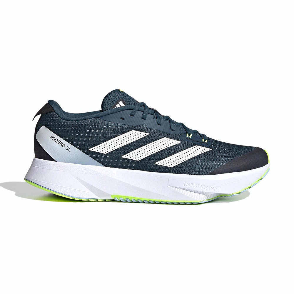 Adidas Adizero 男 深綠色 緩震 透氣 訓練 運動 慢跑鞋 SLID6921