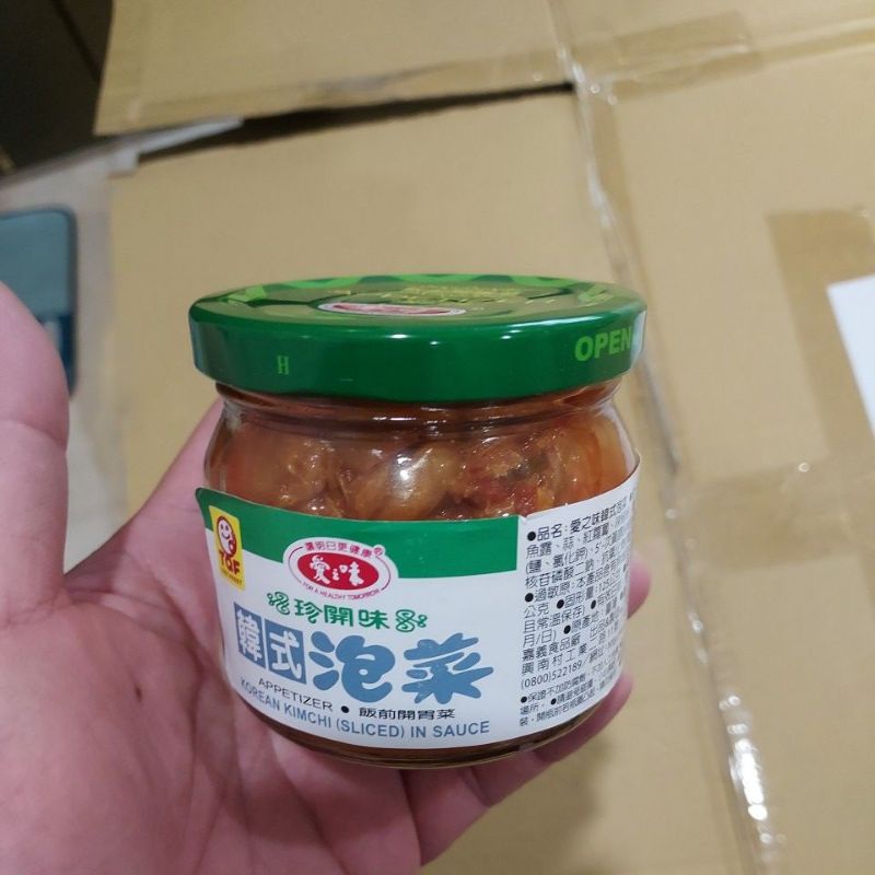 海口人 愛之味  愛之味 珍開味 韓式泡菜  1瓶/罐裝
