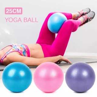 25CM Yoga Ball Exercise Gym Fitness Yoga Core Pilates Ball