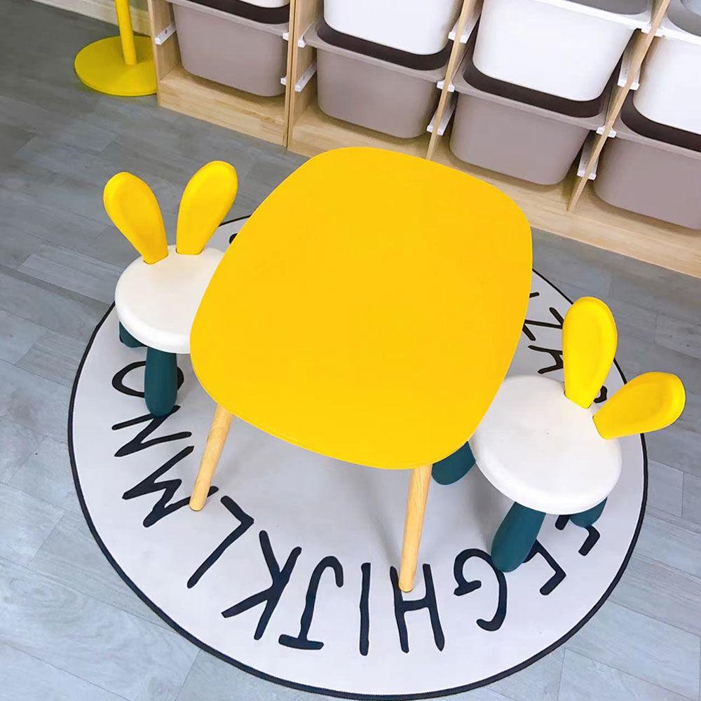 【艾諾 寶寶餐椅】兒童桌椅套裝組閤閱讀區小書桌圓桌學習桌幼兒園寶寶寫字桌遊戲桌