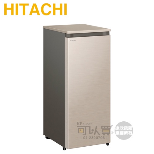 HITACHI 日立 ( R115ETW ) 113公升 風冷無霜直立式冷凍櫃