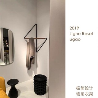 💖精選好物💖 北歐墻角掛衣架 設計師衣服架 轉角衣帽架 墻角衣架裝飾 拐角壁掛衣架