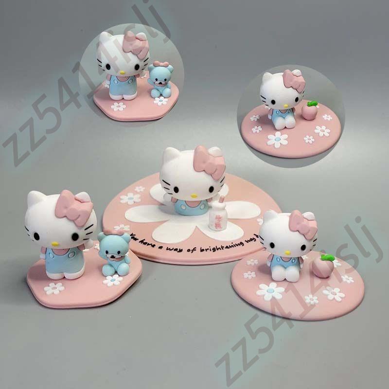 【伍壹】Hello Kitty 凱蒂貓 Q版可愛模型桌面擺件蛋糕裝飾