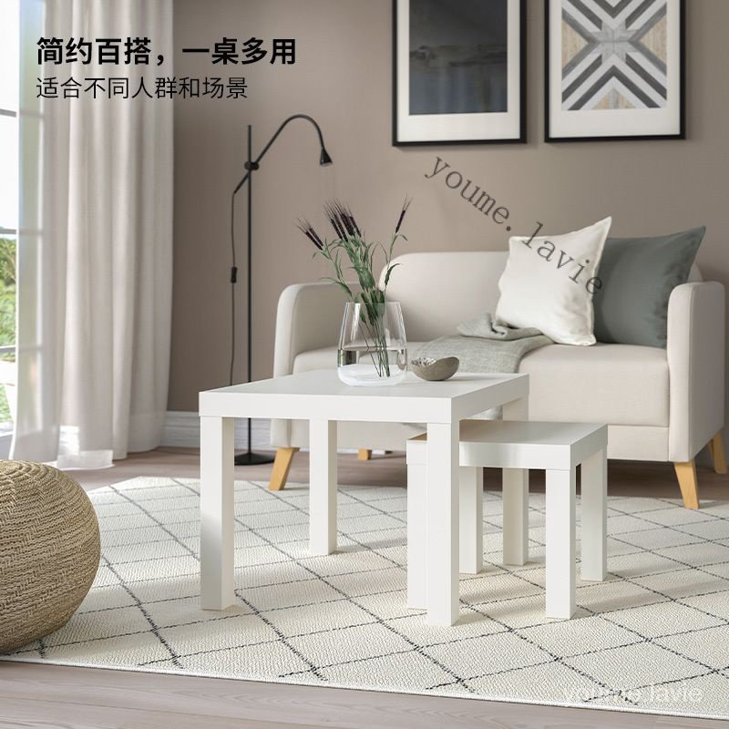 【埰美生活】免運 IKEA宜傢拉剋簡約茶幾北歐風客廳小茶臺侘寂風邊幾邊桌