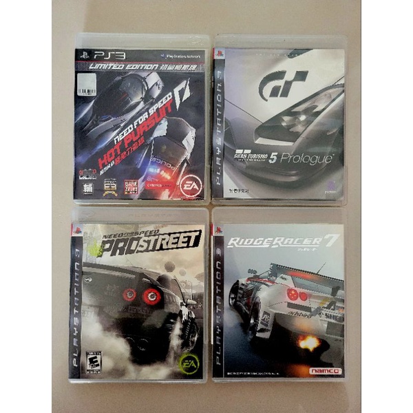 PS3極速快感超熱力追緝中文版 實感賽車7 GT5中文版 遊戲片全部合售