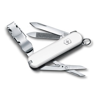 VICTORINOX 瑞士維氏迷你8用指甲剪瑞士刀-白 (0.6463)