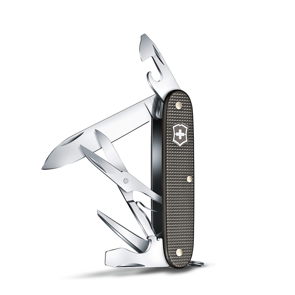 Victorinox 瑞士維氏 9用2022年ALOX限量金屬殼瑞士刀(93mm)-雷灰色