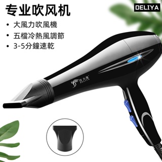 DELIYA 2200W 超強冷熱風專業吹風機，可調整負離子速乾頭髮，髮廊專用