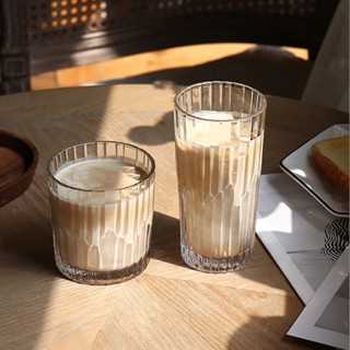 LIGHT HOME復古玻璃杯美式冰咖啡杯 ins網紅餐廳冰拿鐵杯冷飲冰球杯威士忌杯#預購#要開超取請聊聊我