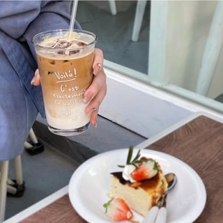 LIGHT HOME韓國ins咖啡店同款極簡玻璃杯冷飲杯蘇打飲料水杯牛奶杯冰咖啡杯#預購#要開超取請聊聊我
