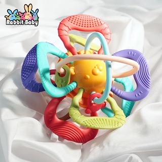嬰兒曼哈頓球 感官玩具 蒙臺梭利 互動 3-12個月嬰兒益智早教玩具