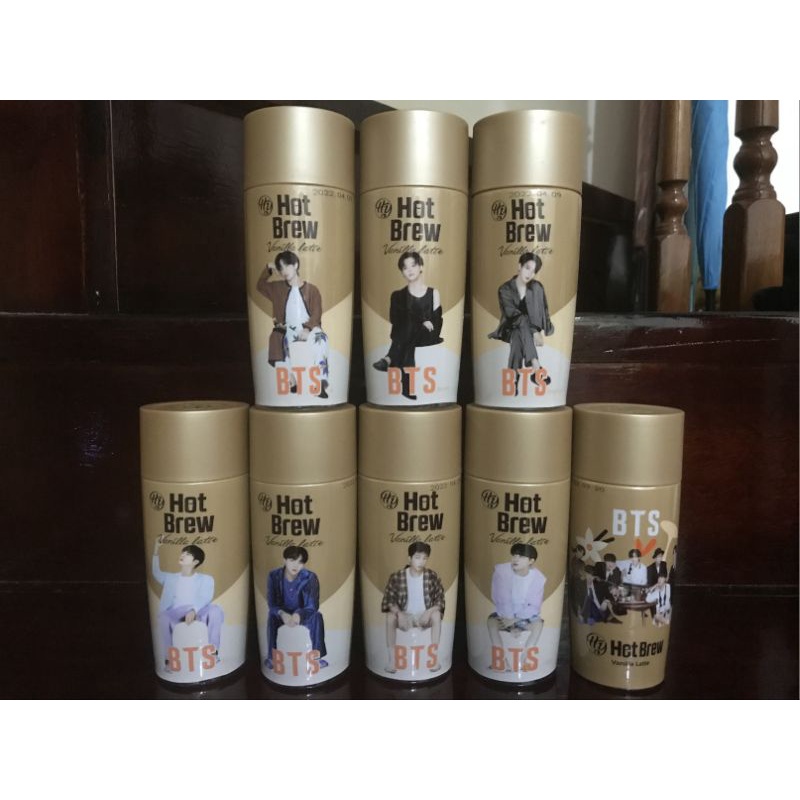 BTS聯名咖啡Hot Brew（僅空瓶）8入+外盒