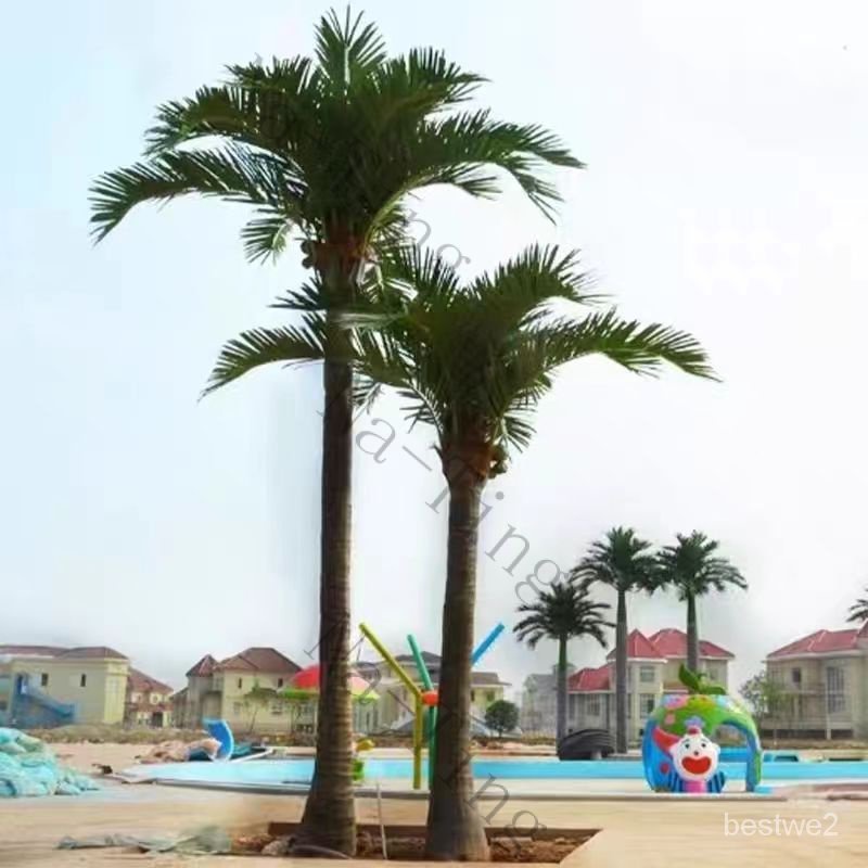 【免運下殺 】仿真椰子樹棕櫚樹熱帶大型綠植裝飾酒店商場室內外景觀假樹假椰樹