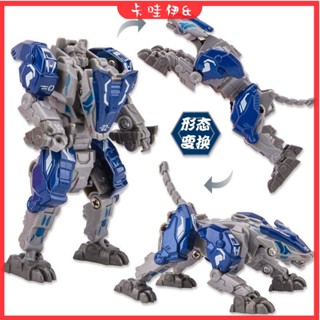 卡哇伊&現+免運 變形金剛 兒童變形玩具 機器人玩具 汽車機器人變形玩具模型正版合金鋼甲獸金剛恐龍工程車越野車合體兒童機