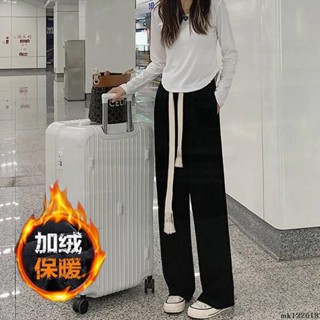 ⚡中大碼女裝⚡加大尺碼長褲刷毛寬鬆顯瘦 150公斤內可穿300斤刷毛加厚冬季大尺碼女裝休閒褲子女韓版寬鬆百搭運動