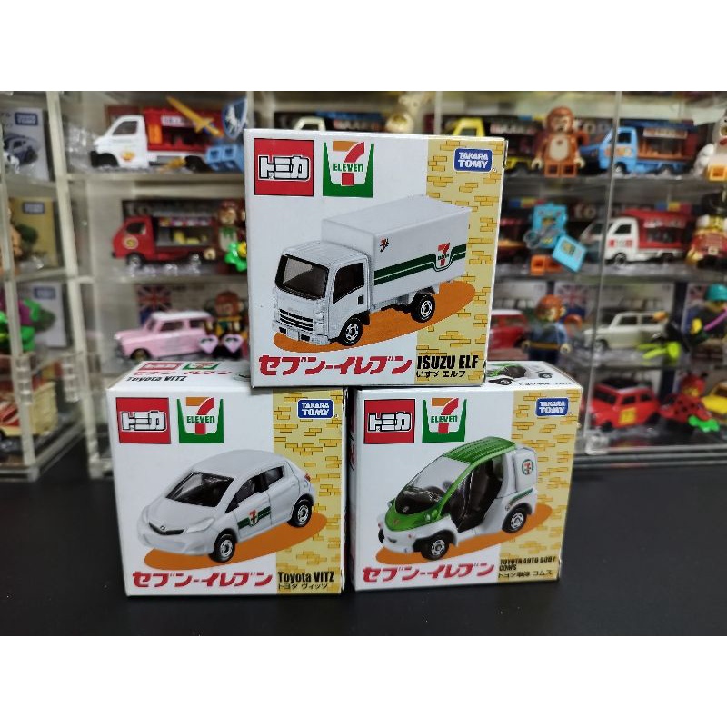 (含膠盒) TOMICA TOMY 7-11 限定 ISUZU ELF 配送車 物流車 貨櫃車 貨車