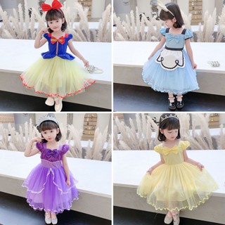 2022夏新款女童連衣裙爆款生日禮服童話兒童白雪公主裙網紅洋氣Fashion SHOP