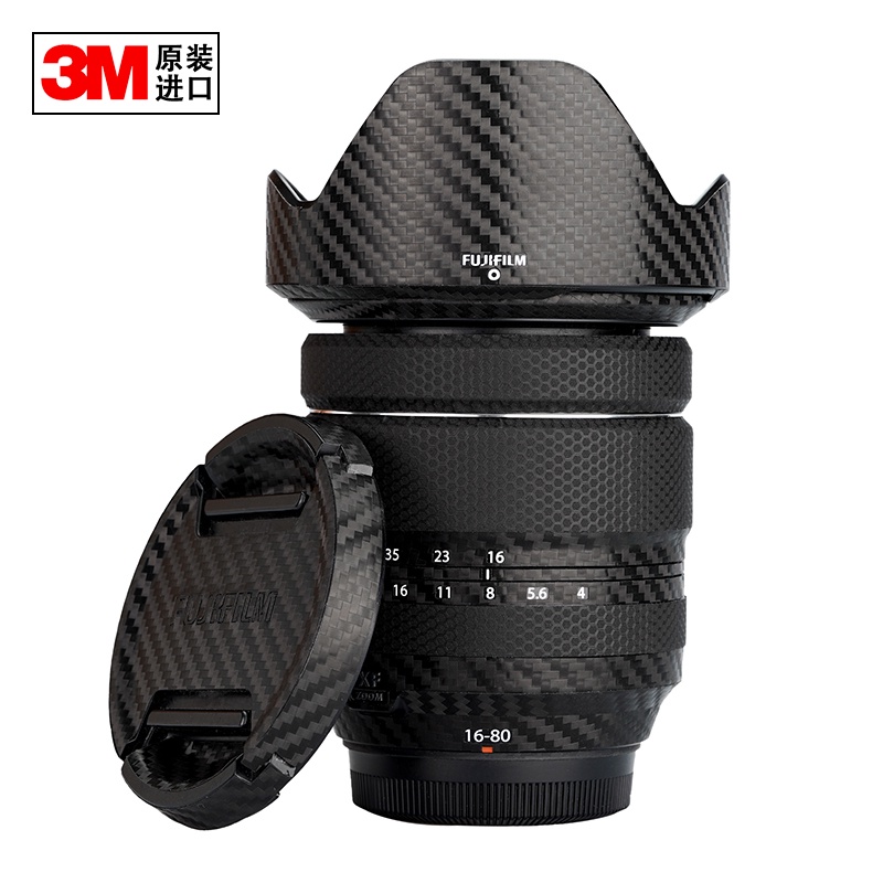◕☎富士Fujifilm XF16-80mmF4相機微單保護膜機身貼皮貼紙貼膜3M材質