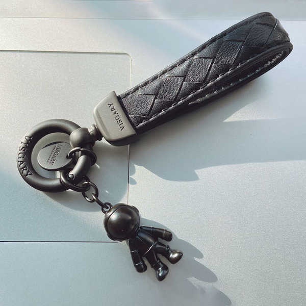 現貨 羊皮汽車鑰匙扣個性創意鑰匙吊飾男女鑰匙圈精緻鎖匙扣刻字BV-06