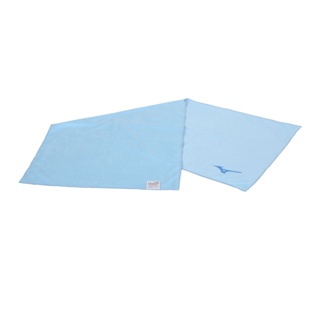 MIZUNO SWIM 吸水巾(37*90cm)(毛巾 台灣製 游泳 戲水 美津濃「32TYA31021」 水藍
