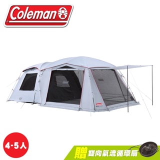 【Coleman 美國 TOUGH SCREEN 氣流循環 2-ROOM /LDX +】CM-39083/露營帳/客廳帳