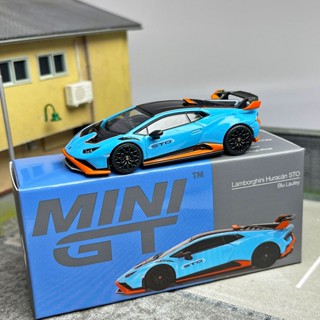現貨 TSM MINI GT 1:64蘭博基尼Huracan小牛LP610 EVO STO合金汽車模型