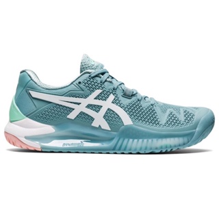 Asics 2022 Gel Resolution 8 W 美網款 煙燻藍/白[女性網球鞋]【偉勁國際體育】【零碼出清】