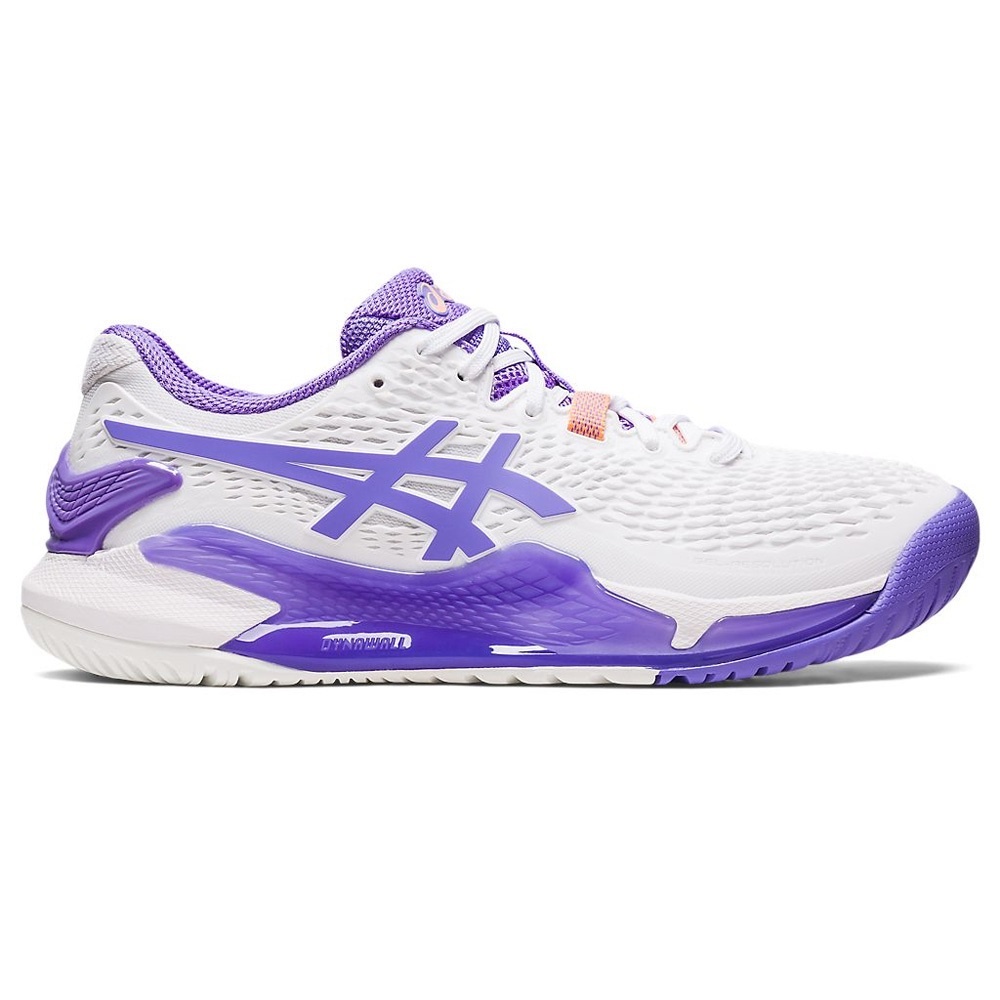 Asics 2023 Gel Resolution 9 W Wide 澳網款 白/紫晶 [女款網球鞋] 【偉勁國際體育】