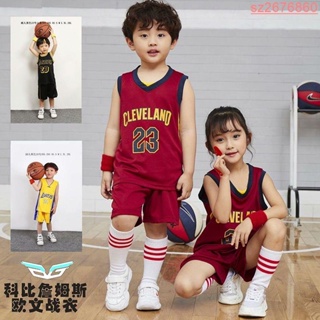 兒童球衣 兒童服 球衣 籃球衣 球衣套装 湖人队 比賽服 NBA科比24號詹姆斯兒童版球隊籃球服套裝 小童款中大童