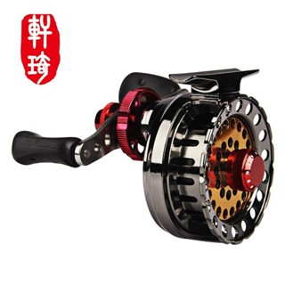 潮酷戶外軒琦魚輪漁具海竿拋竿遠投全金屬漁輪伐釣輪前打金屬釣魚輪冰釣輪捲線器 釣魚捲線器 紡車捲 路亞捲 磯釣捲 岸拋捲
