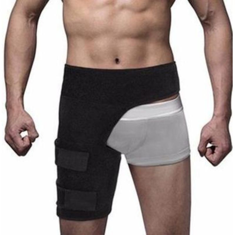 【Mi】專業運動護具 健身護具 護胯部 腿腹股溝帶 防肌肉拉傷 護臀帶 舉重護具 護大腿 登山護具