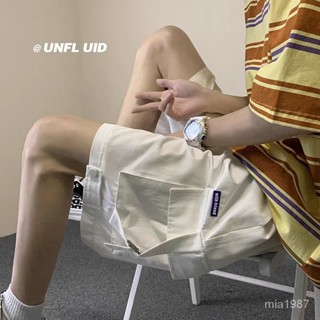 【精品男裝】工裝短褲男夏季港風潮流寬鬆百搭直筒五分褲男學生運動休閒褲男jioyh FH0J