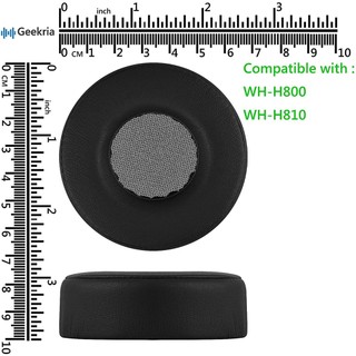 ☌♟❂適用Sony/索尼WH-H800耳機套H810頭戴式防塵罩耳罩海綿套皮耳套墊