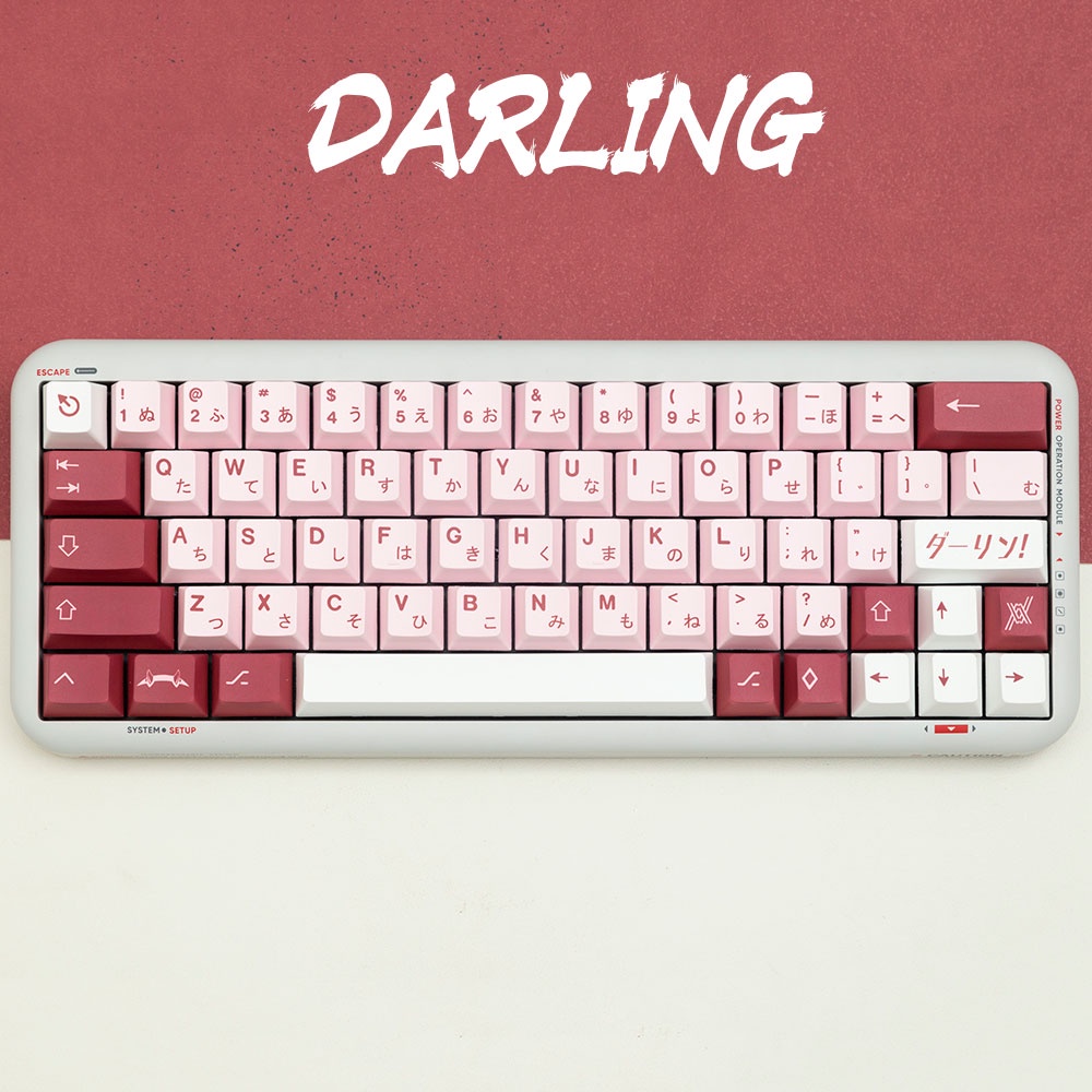 ✣Gmk Darling 鍵帽 櫻桃原廠高度 熱升華 PBT機械鍵盤鍵帽 1