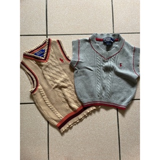 印尼製POLO Ralph Lauren 2號 男童 毛衣 背心