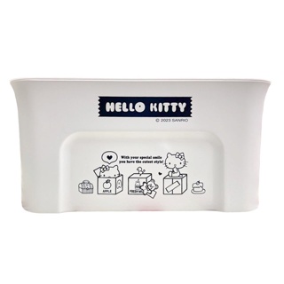 【現貨】小禮堂 Hello Kitty 塑膠電線收納盒 (白箱子款)