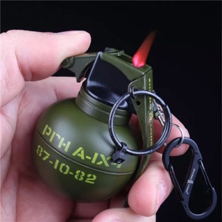 💕臺灣出貨💕造型打火機中龍807噴漆軍事手雷模型打火機 電子防風戰術打火機防風打火機客製化打火機