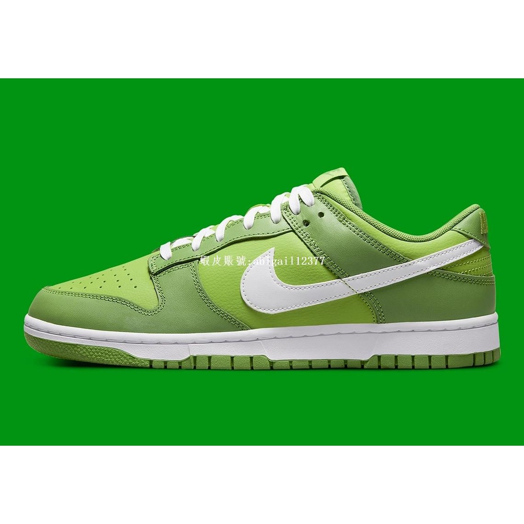 Nike Dunk Low “Kermit”白綠 青蛙綠 白勾 低幫時尚百搭滑板鞋 DJ6188-300