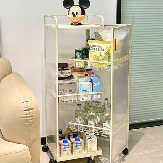 免運 零食櫃 奶粉櫃 收納櫃 置物櫃 儲物架 多功能 可旋轉置物架 推車 置物架 旋轉置物架 落地移動櫃子