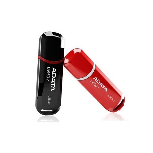 威剛 ADATA UV150 16GB 32GB 64G 128GB USB3.2行動碟 黑色/紅色 隨身碟 釦接式設計