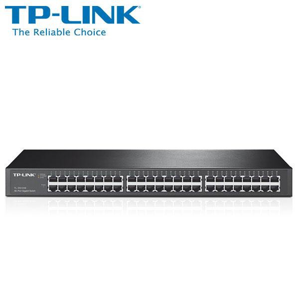 TP-LINK TL-SG1048 48 埠 Gigabit 交換器 機架裝載金屬機殼 N-Way